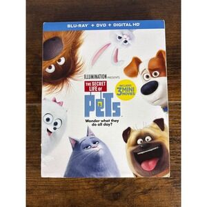 The Secret Life of Pets Blu-ray DVD Digital HD Illumination 3 Mini Movies 2016